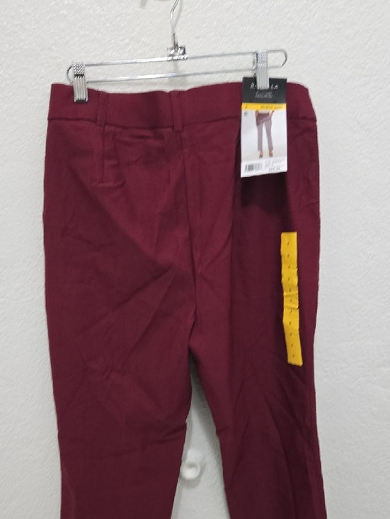 Rafaella Women's Stretch Pants in Windsor Wine - Picture 5 of 6